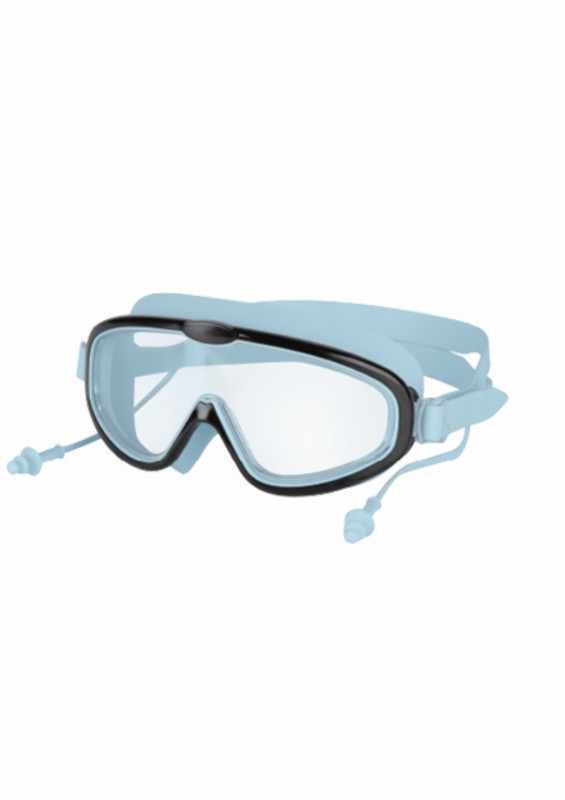 Blue Black Wide Eyed Goggles.